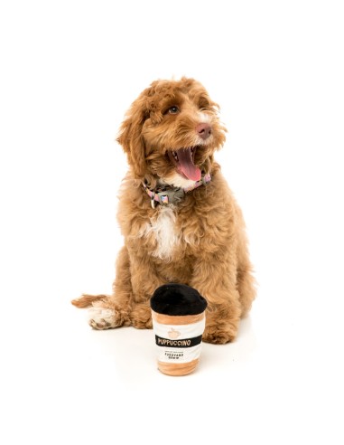 Alternative view of Puppuccino pehmolelu koiralle