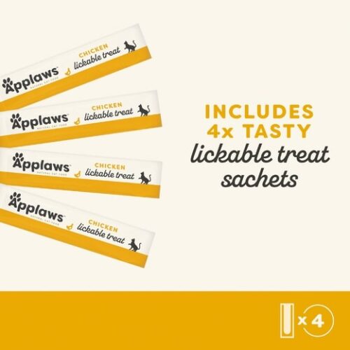 Alternative view of Applaws Cat Chicken Puree 4x15 g