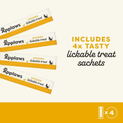 Applaws Cat Chicken Puree 4x15 g - Image 2
