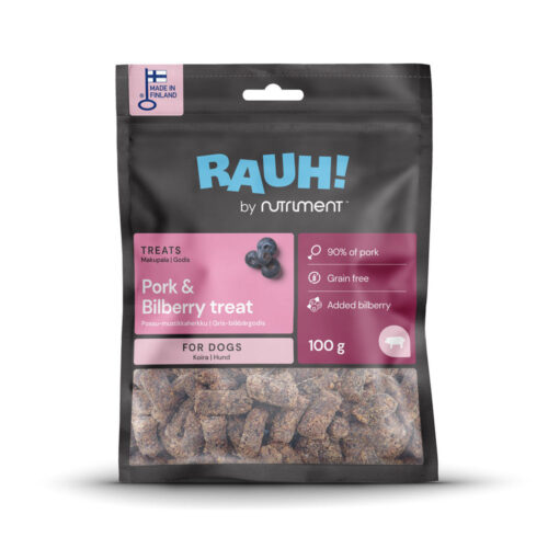 RAUH! Possu-Mustikkaherkku 100g