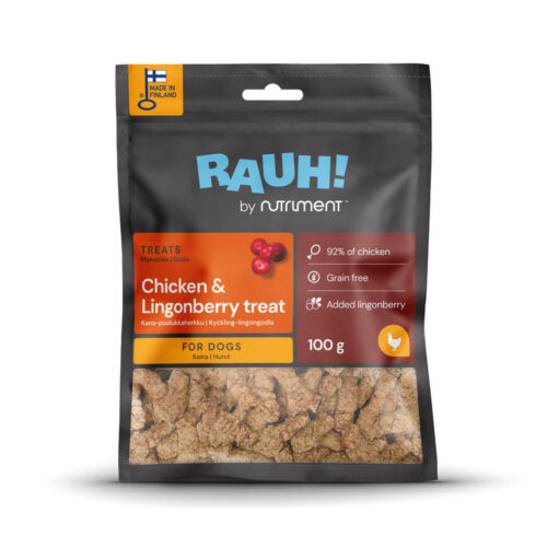 RAUH! Kana-Puolukkaherkku 100g