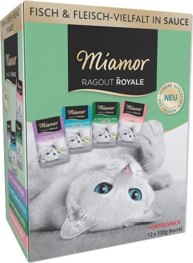Miamor Ragout Royale Lajitelma Kastikkeessa 12 x 100g