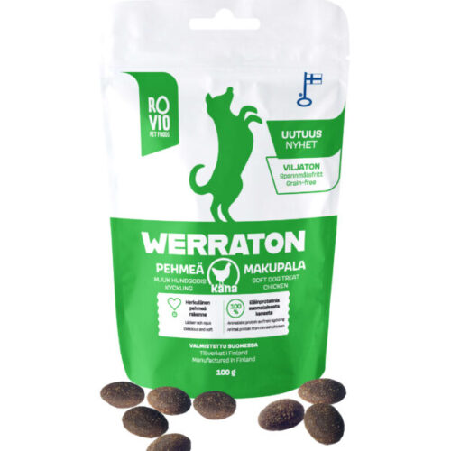 Rovio Pet Foods Werraton Pehmeä Makupala Kana 100g