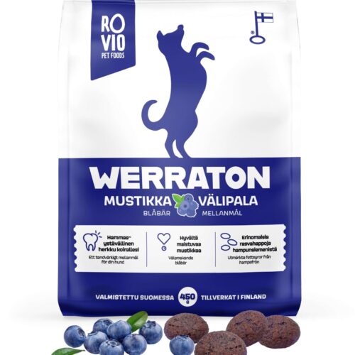 Rovio Pet Foods Werraton Mustikka Välipala 450g