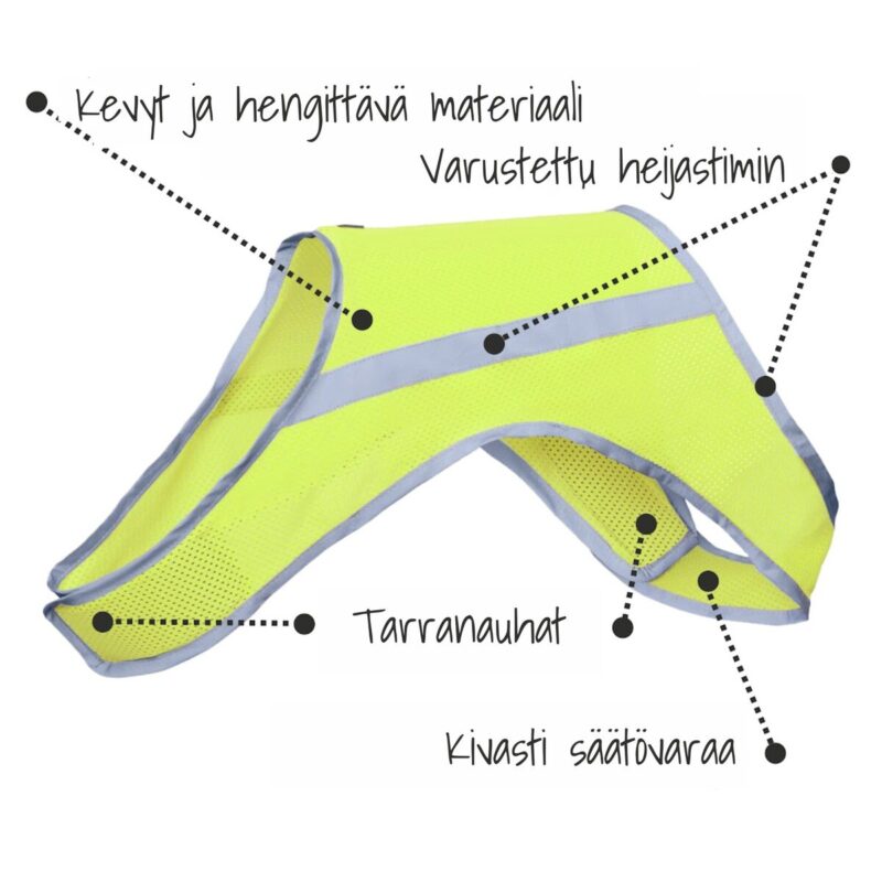 Finnero Atte Huomioliivi Keltainen - Image 4